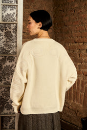 Chaleco Full Back Ecru Mujer | more amor