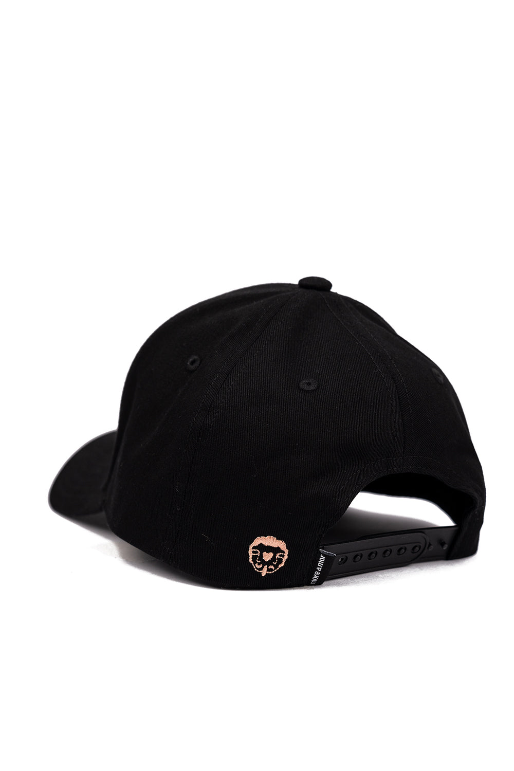 Jockey Ball Cap More Amor Negro Atras