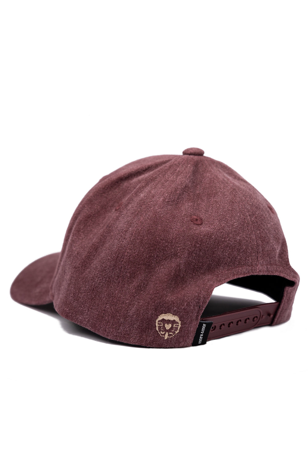 Jockey Ball Cap Nanai Japanese Burgundy Atras