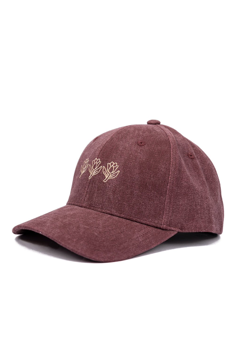 Jockey Ball Cap Nanai Japanese Burgundy Lado