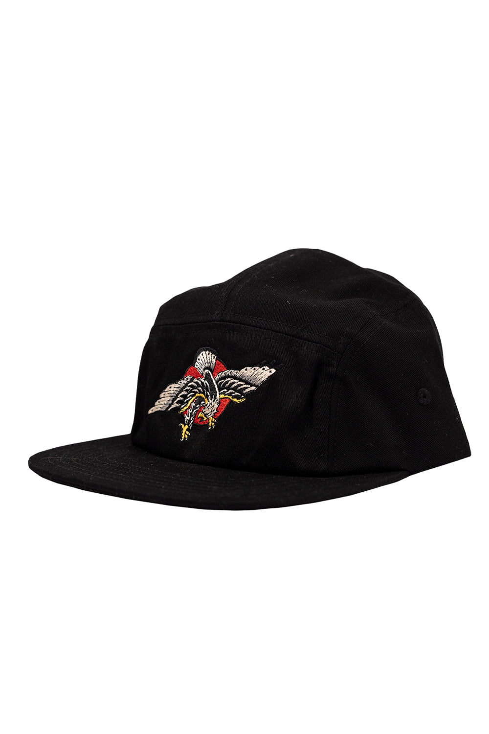 Jockey Five Panel DimeDarko Eagle Negro Lado