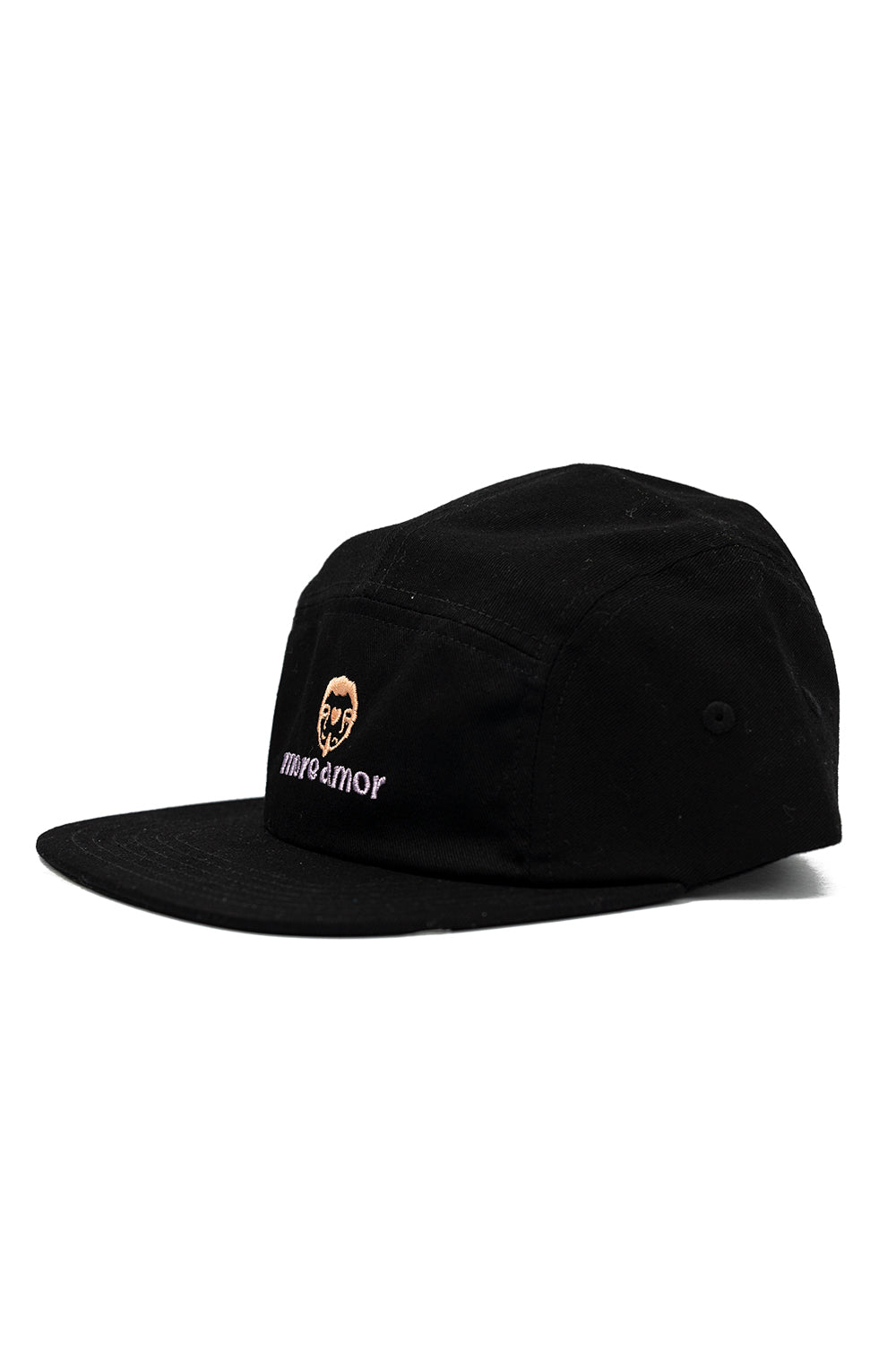 Jockey Five Panel More Amor Negro Lado
