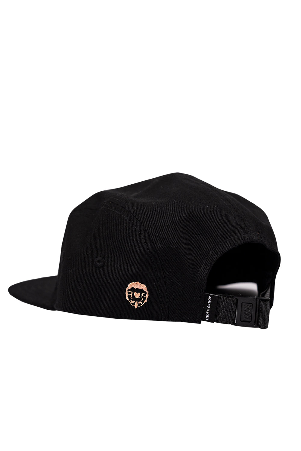 Jockey Five Panel More Amor Negro Atras