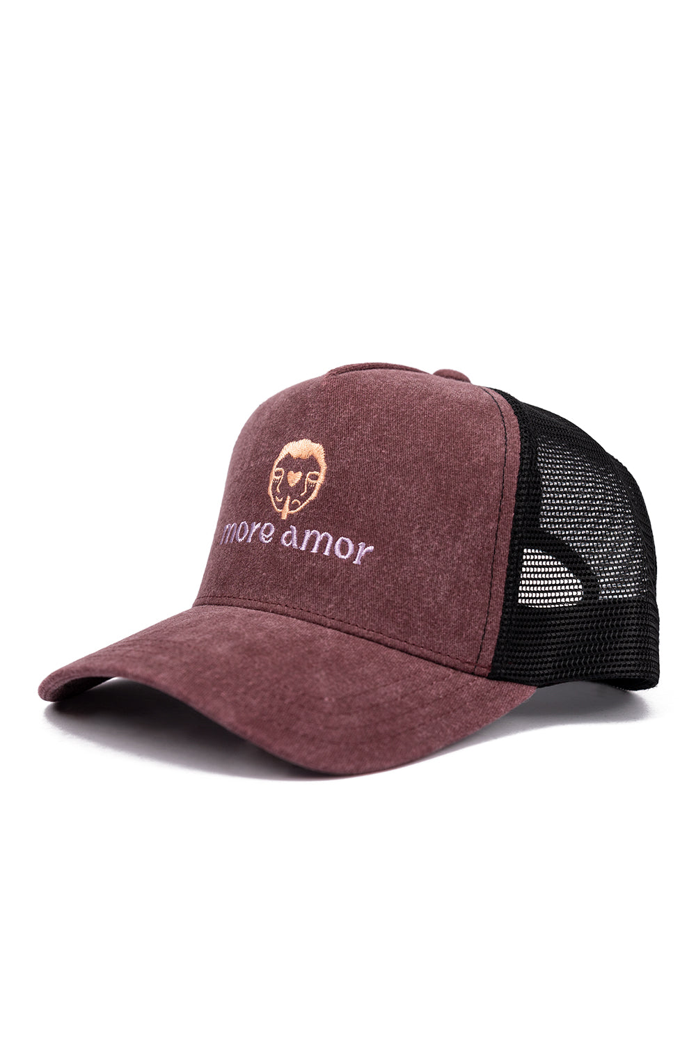 Jockey Medium Trucker More Amor Burgundy Lado