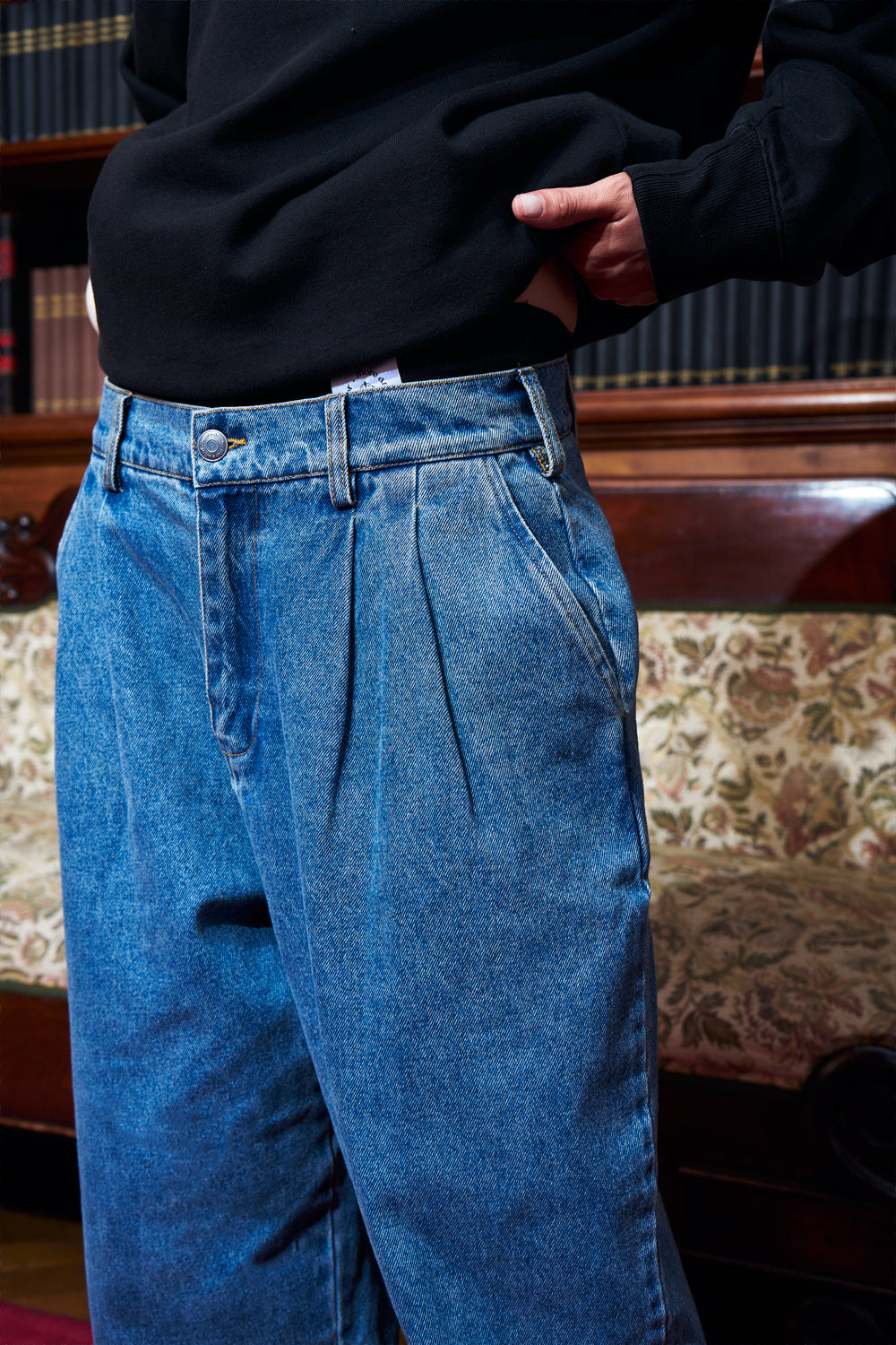 Pantalón Denim Daily Azul more amor - Main Image