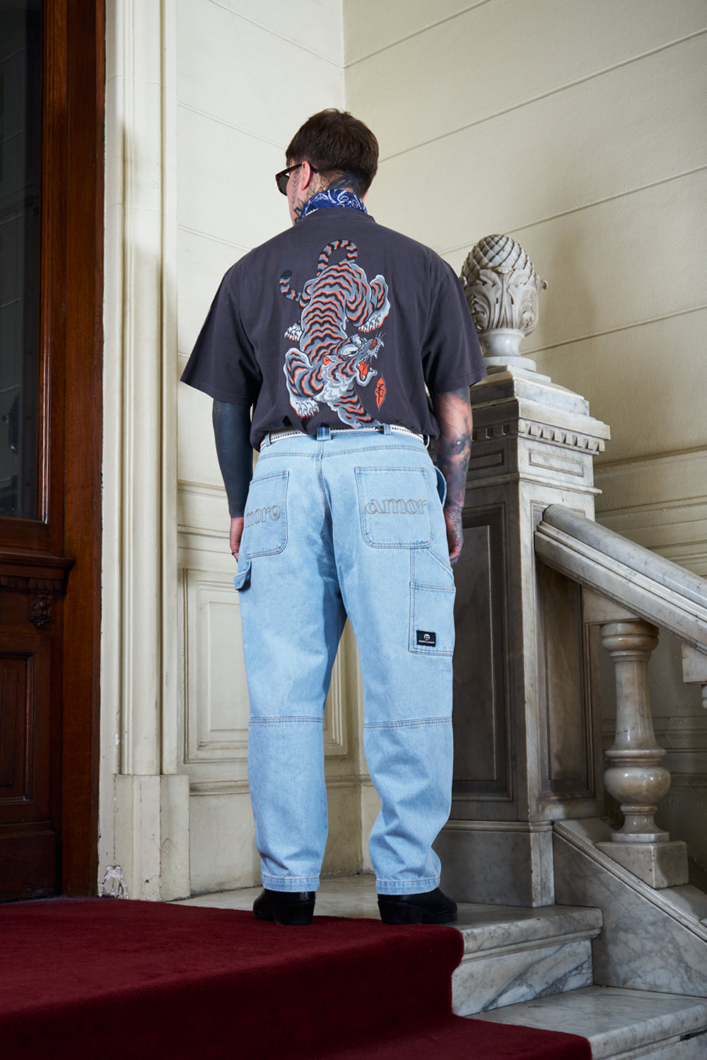 Pantalón Denim Carpenter Celeste | more amor