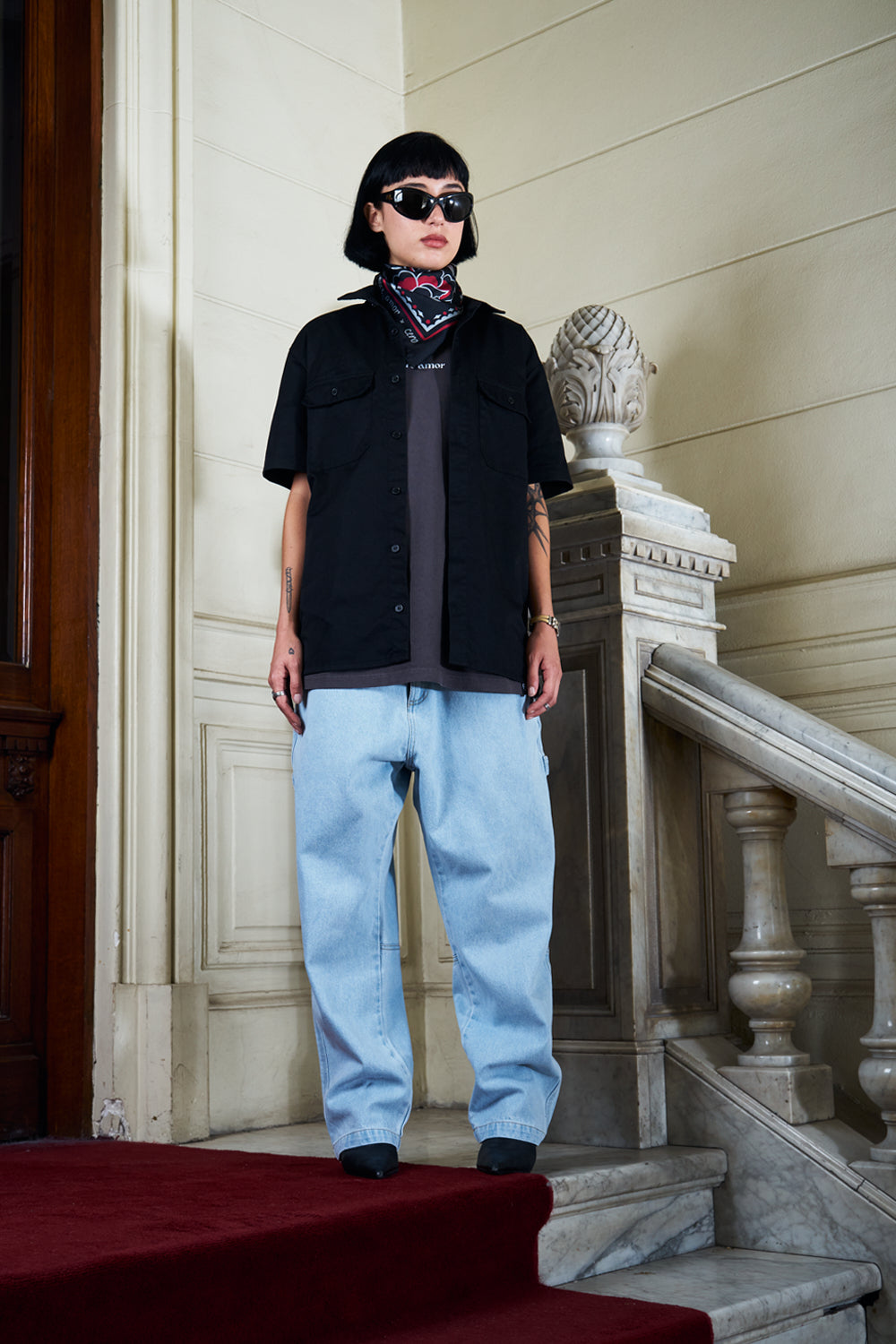 Pantalón Denim Carpenter Celeste | more amor
