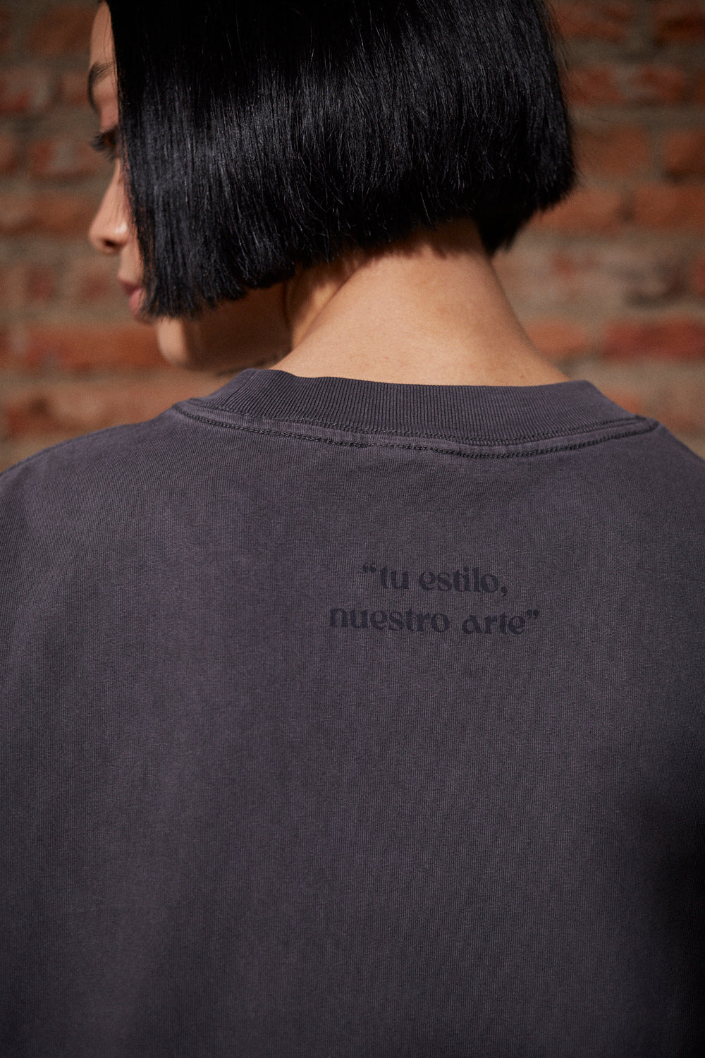Polera 250gr Gris Oversize | More Amor
