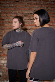 Polera 250gr Gris Oversize | More Amor