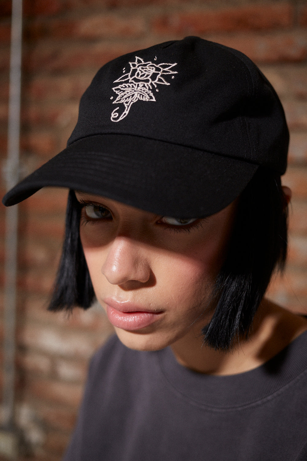 Jockey Ball Cap Roma Negro Mujer | Max Puga