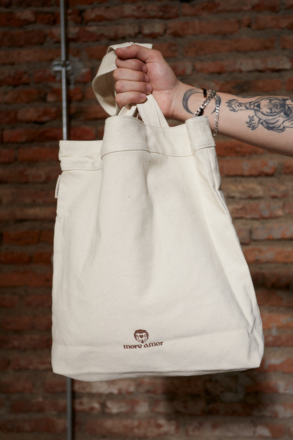 Tote Bag Ornament Mujer Ecru | Cerotatuajes