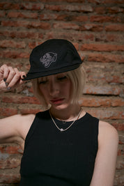 Jockey Five Panel Panther Head Negro | Max Puga