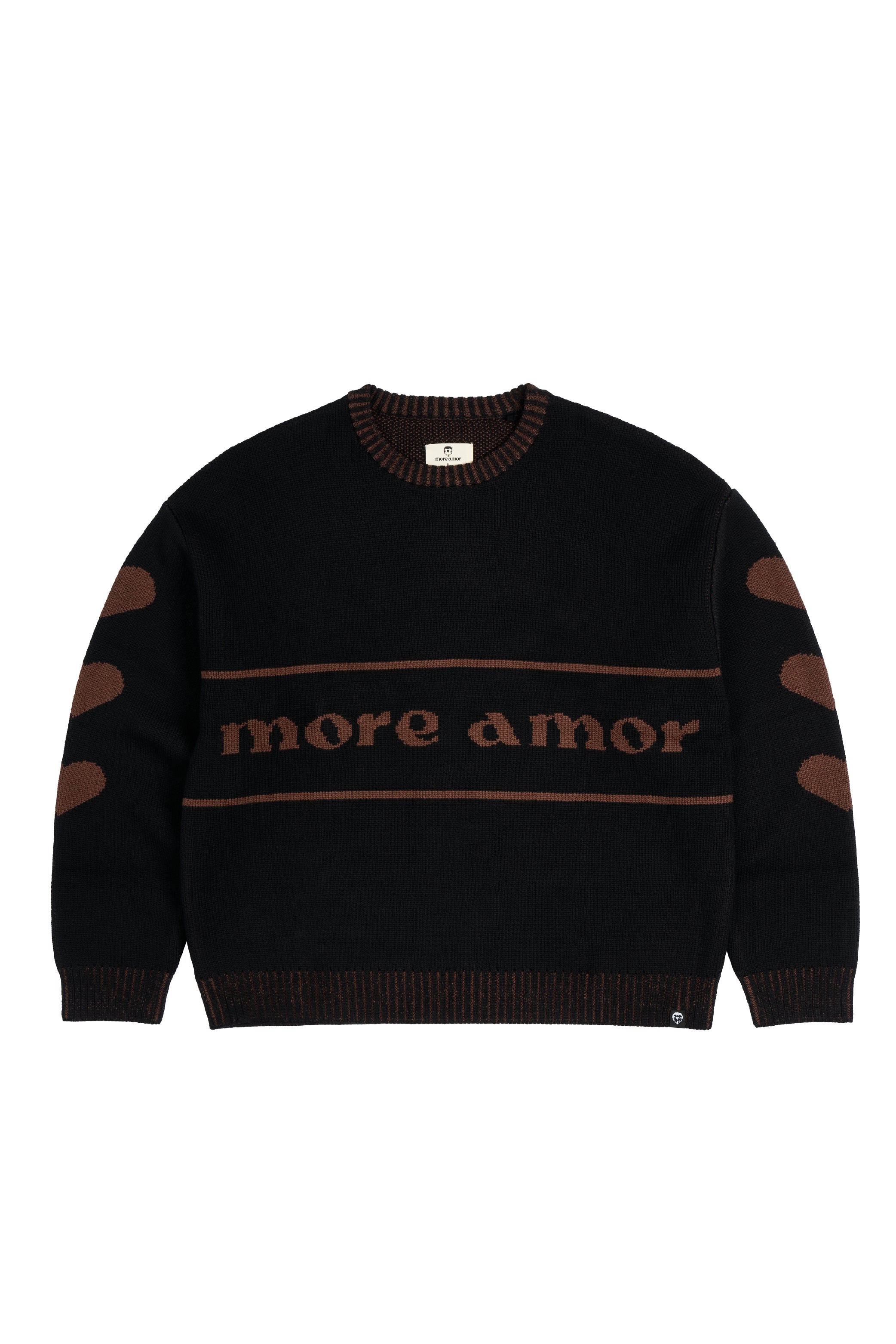Chaleco Retro Hearts Negro | more amor