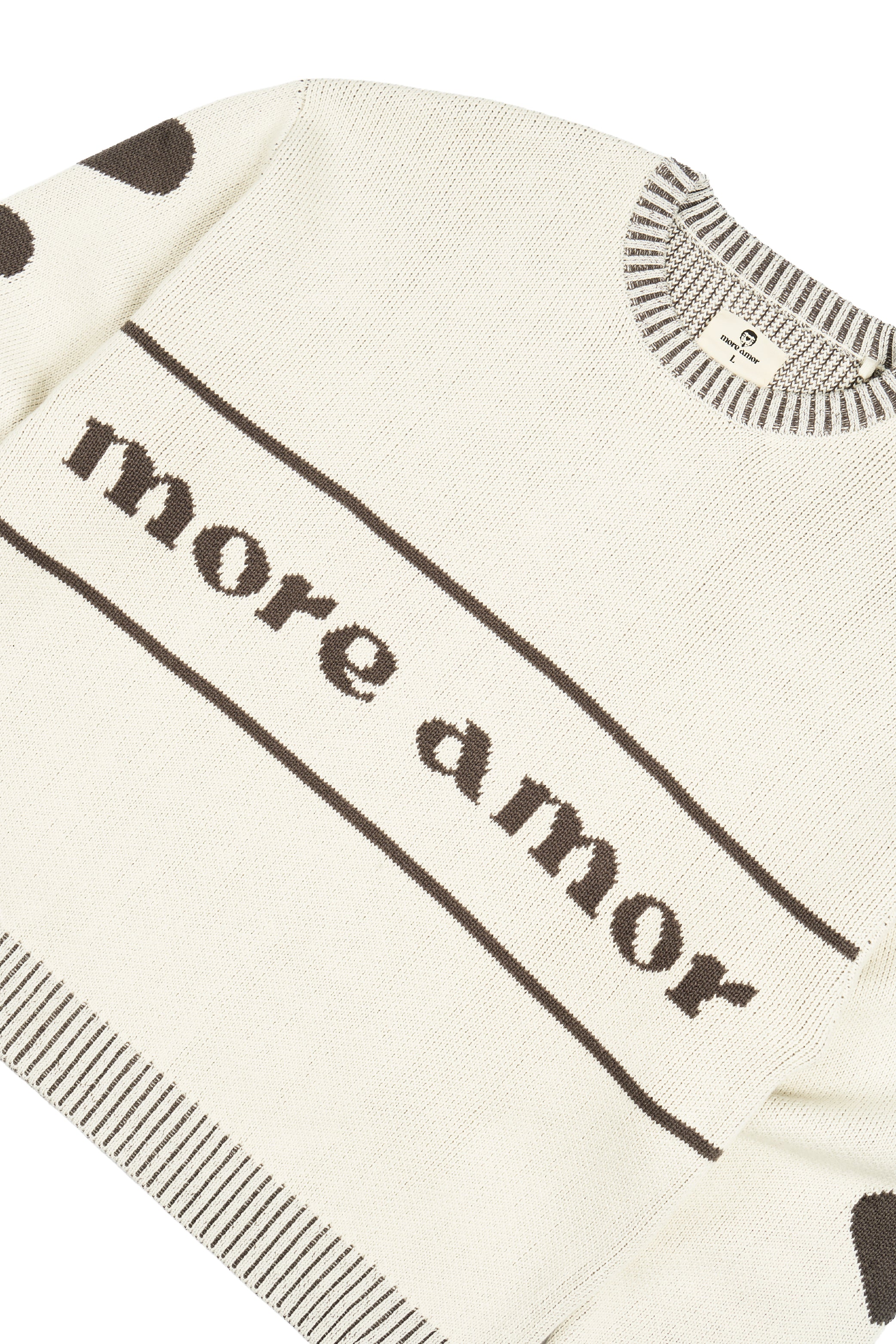 Chaleco Retro Hearts Ecru | more amor