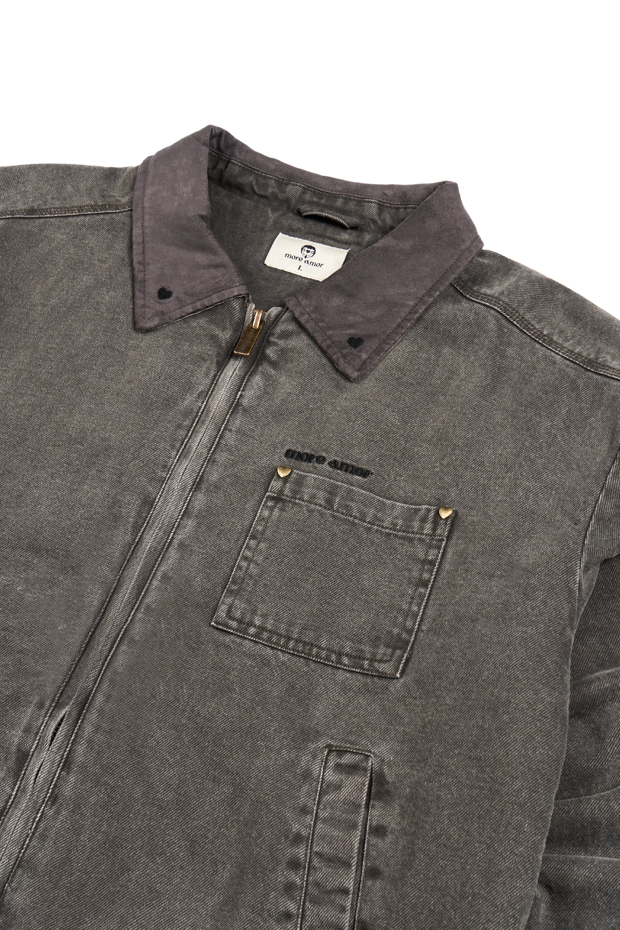 Chaqueta Heart Worker Gris | more amor