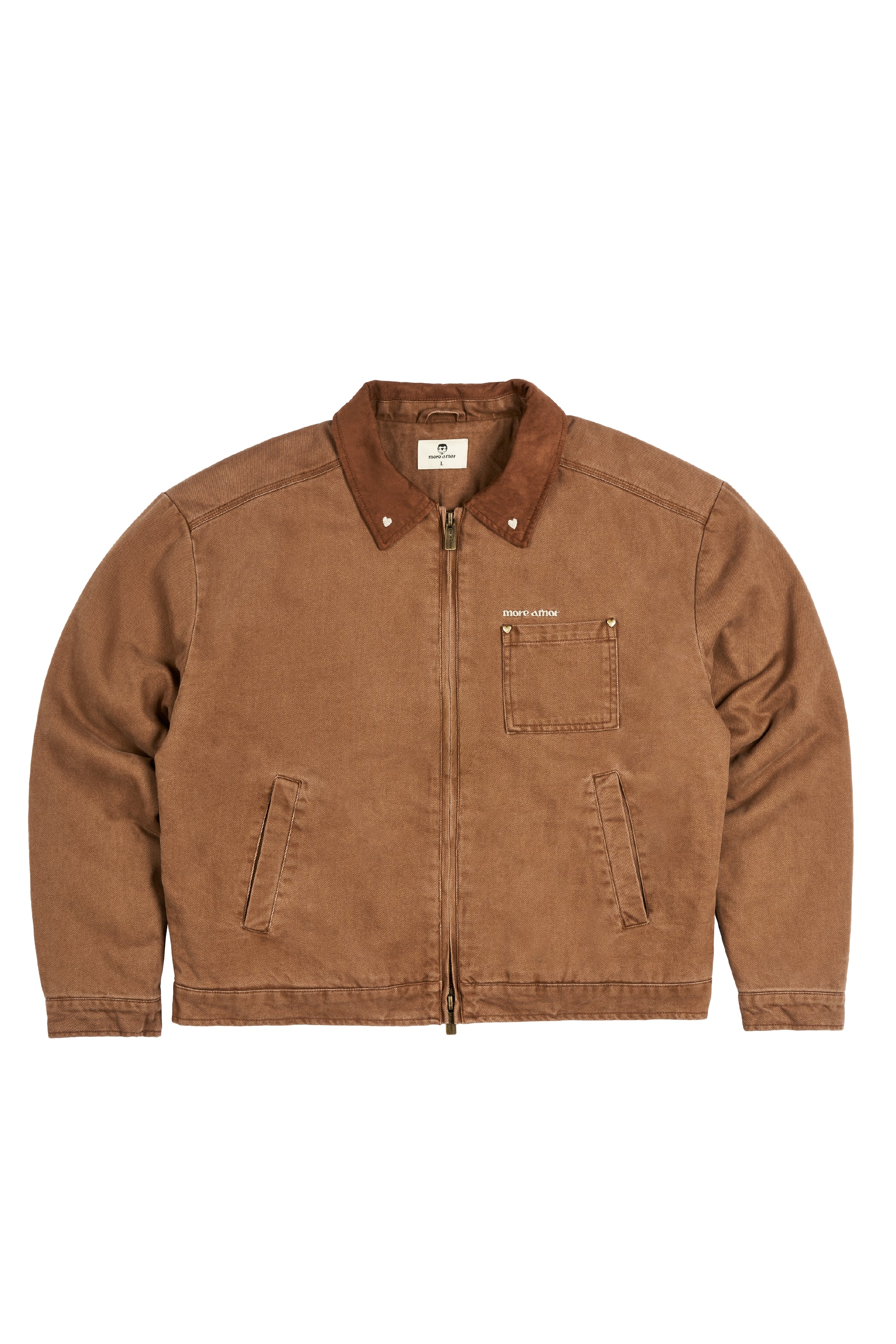 Chaqueta Heart Worker Café Mujer | more amor