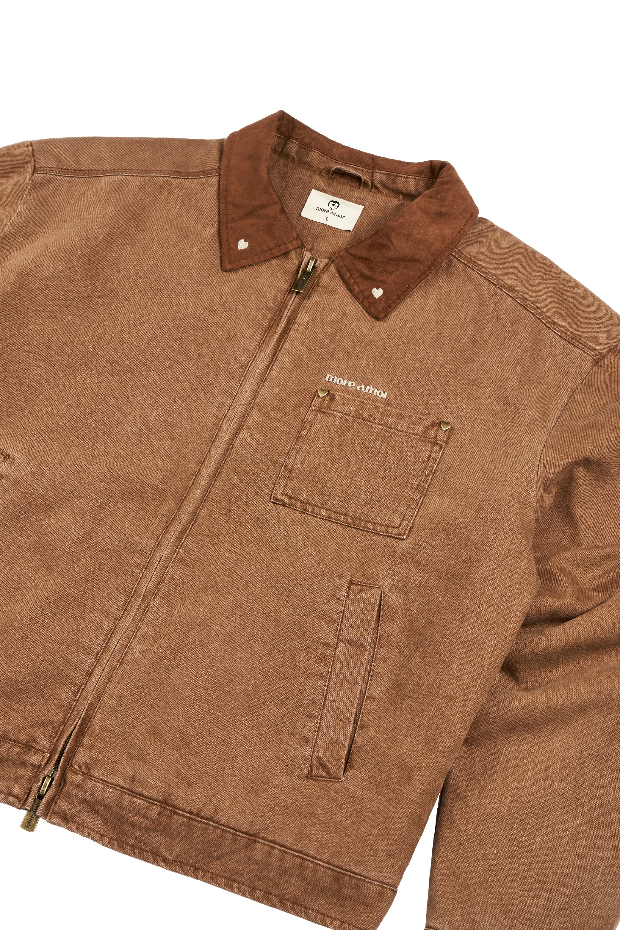 Chaqueta Heart Worker Café Mujer | more amor