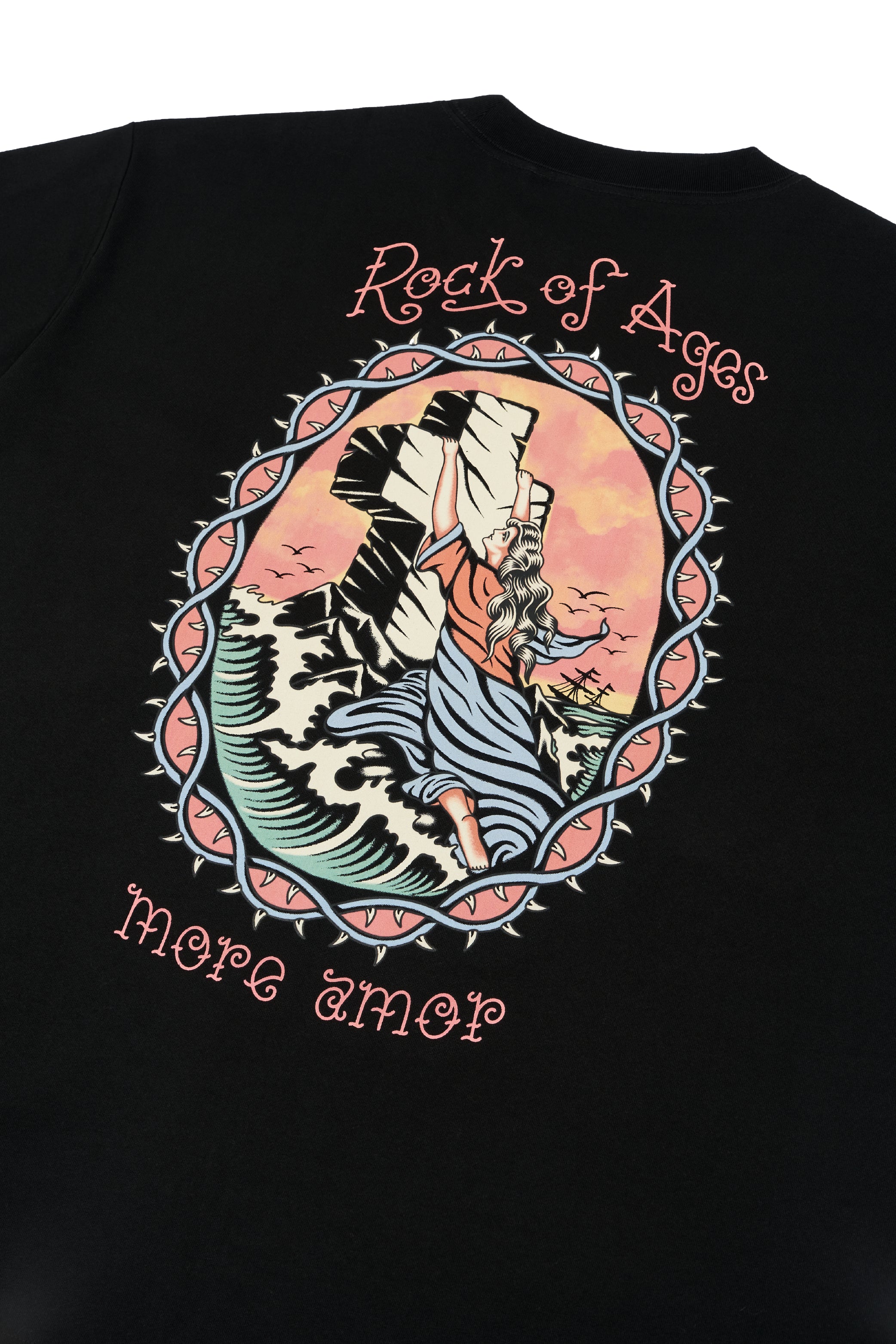 Polera Rock Of Ages Negra | Frezsttt