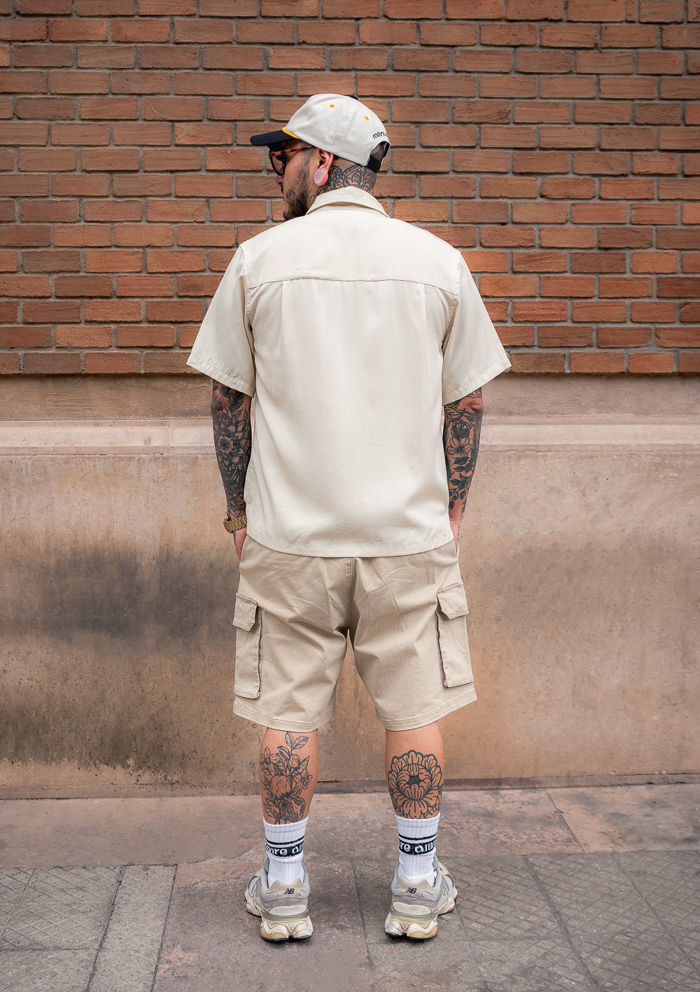 Short Cargo Ecru | More Amor