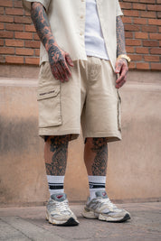 Short Cargo Ecru | More Amor