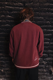 Polerón Crewneck sin Gorro Traditional Rose Burdeo | Dimedarko