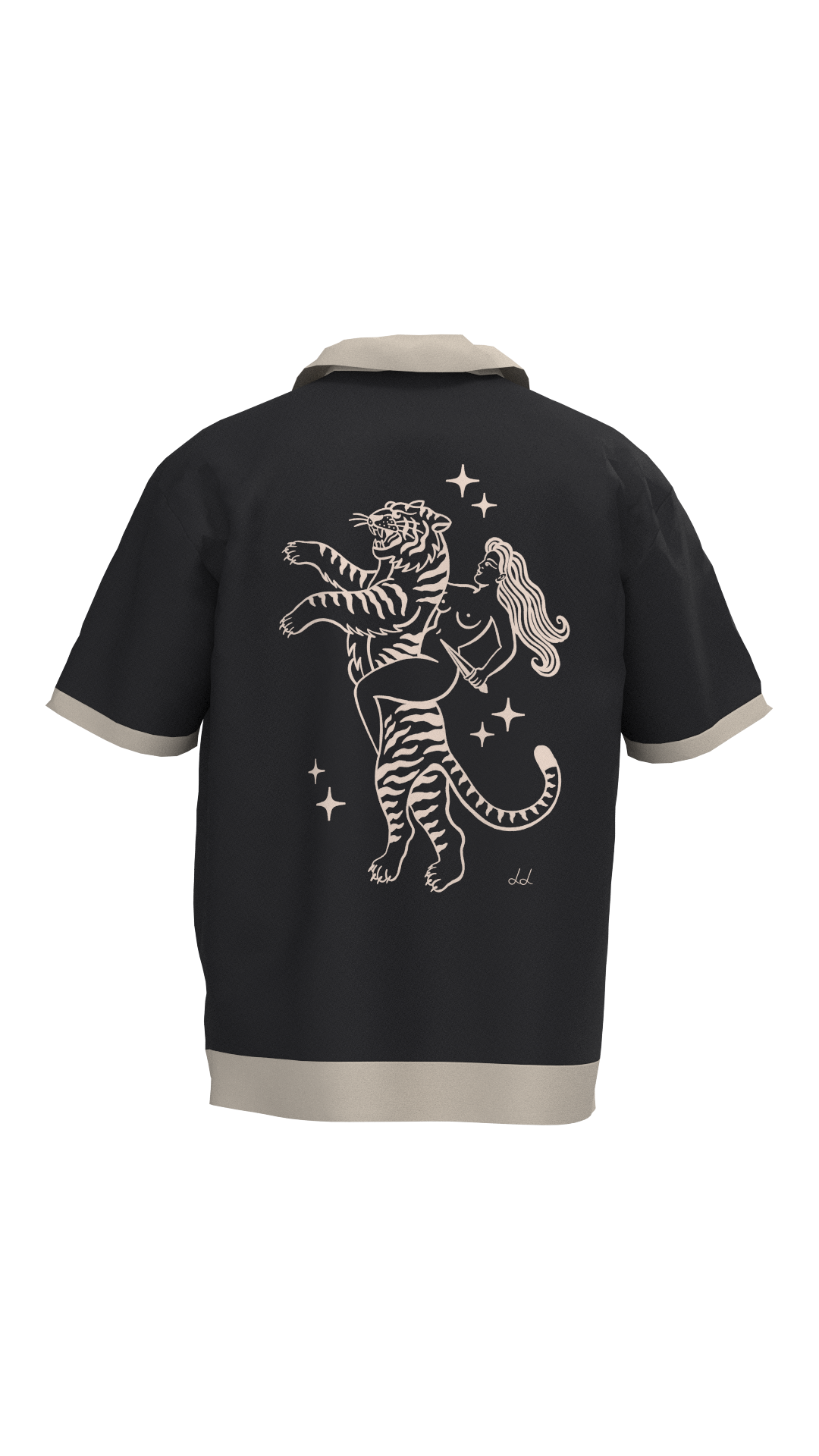 Camisa Lady Warrior Negra | Dimedarko