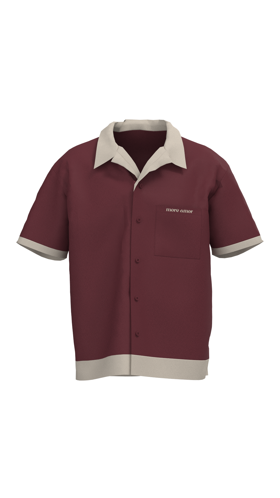 Camisa Ornaments Burdeo | Cerotatuajes