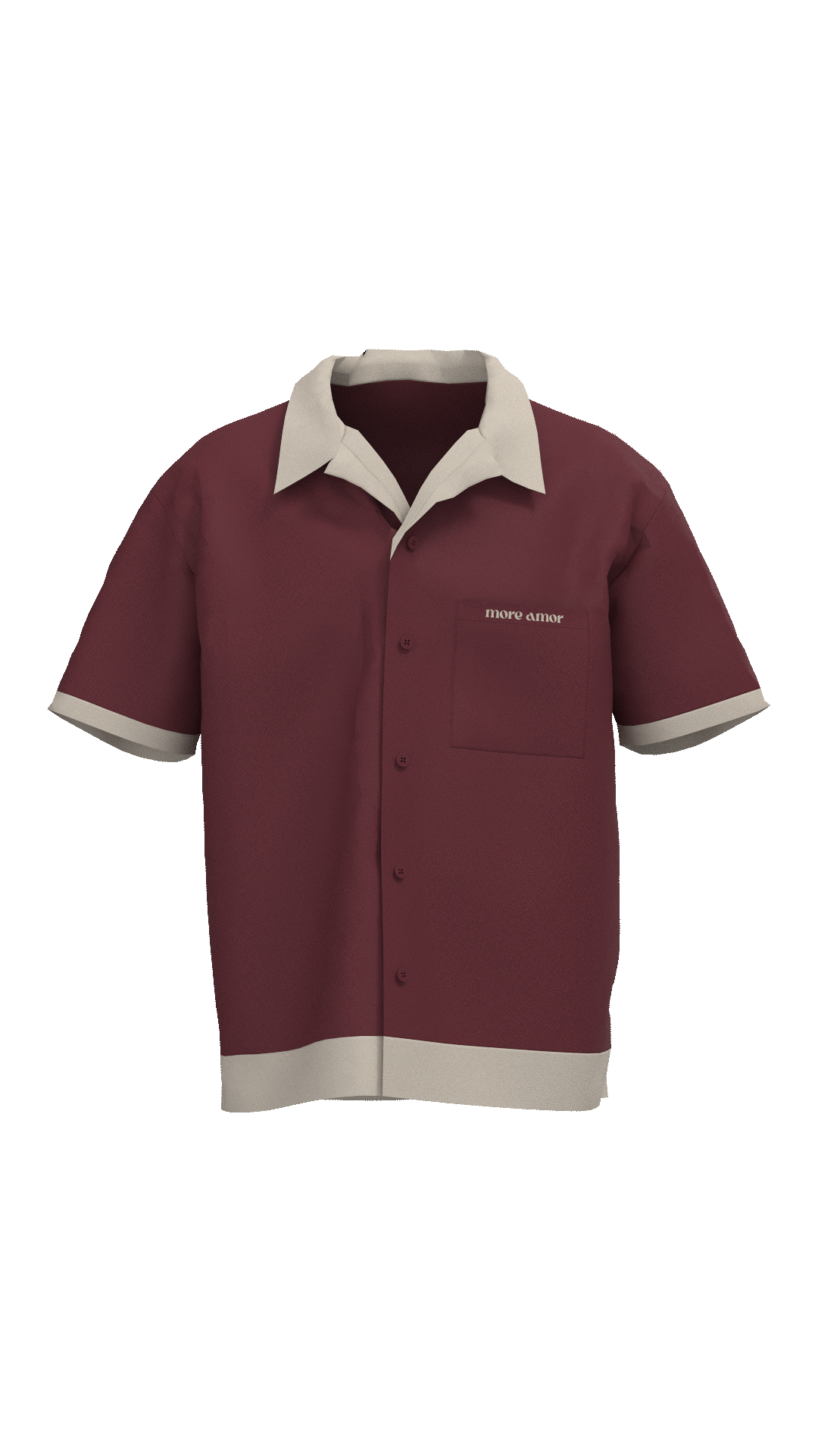 Camisa Ornaments Burdeo | Cerotatuajes