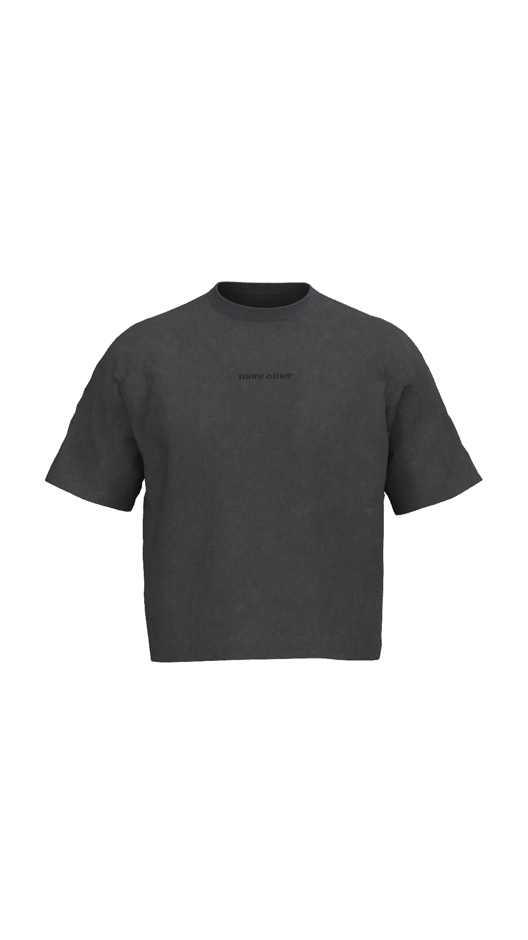 Polera Boxy Fit 250gr Gris | More Amor