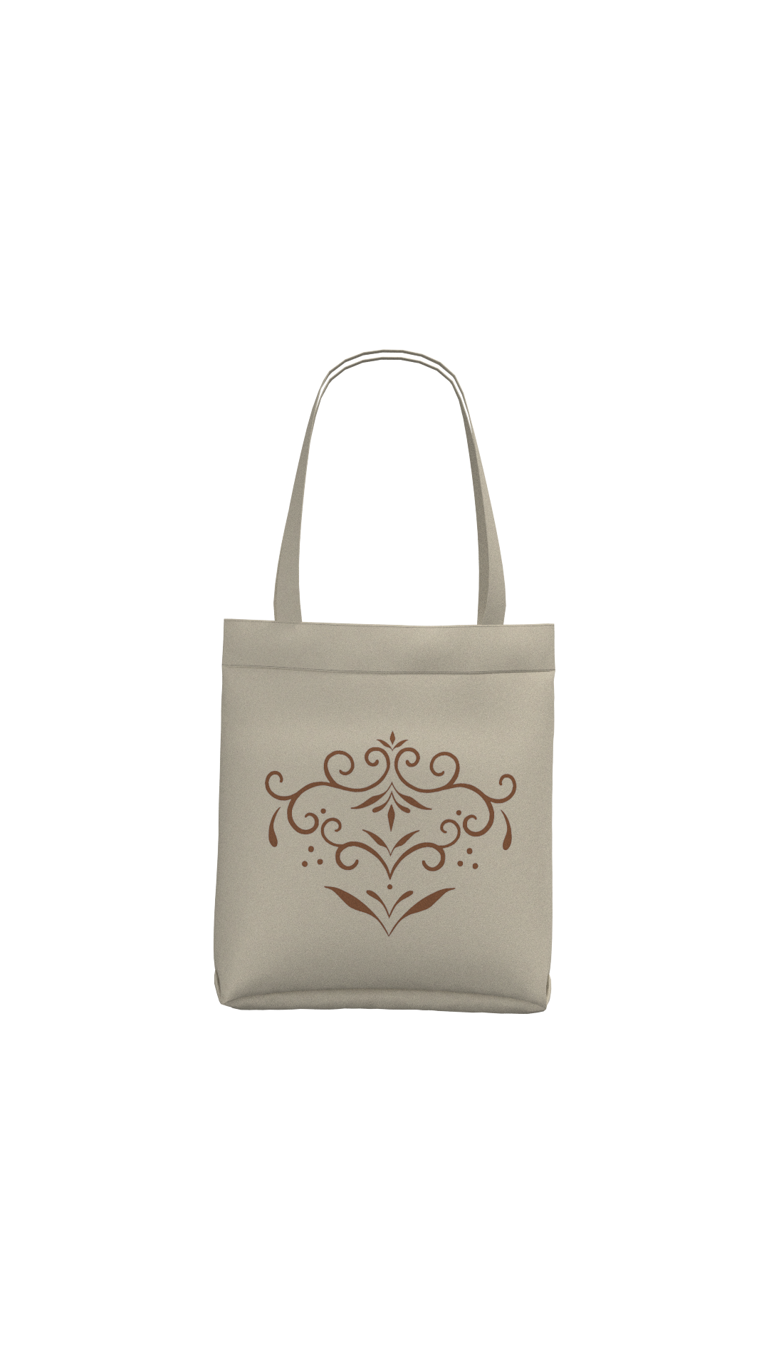 Tote Bag Ornament Mujer Ecru | Cerotatuajes