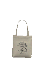 Tote Bag Warrior Lady Ecru | Dimedarko