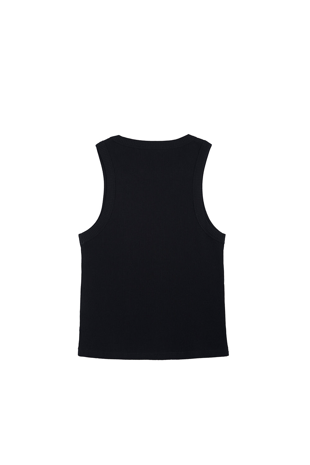 Polera Sin Mangas Camisa Vase Of Flower Negra | Nanai