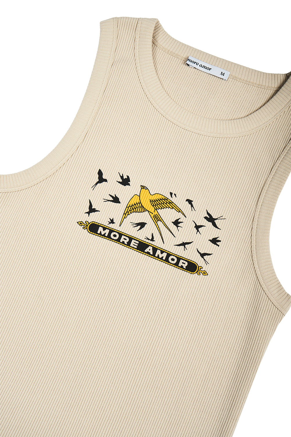 Polera Sin Mangas Camisa Flight Of Swallows Ecru | Cristobal Morales