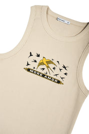 Polera Sin Mangas Camisa Flight Of Swallows Ecru | Cristobal Morales