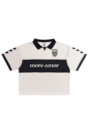 Polera Futbol Ecru Mujer | more amor