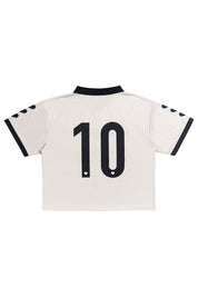 Polera Futbol Ecru Mujer | more amor