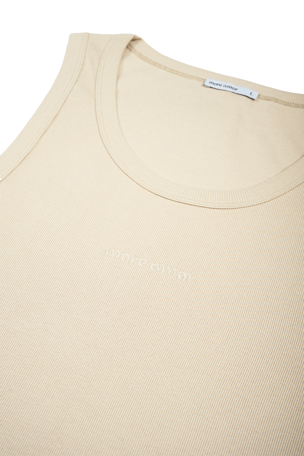 Polera Sin Mangas Ecru | more amor