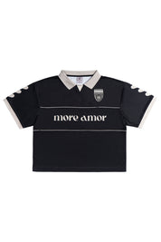 Polera Futbol Negra | more amor