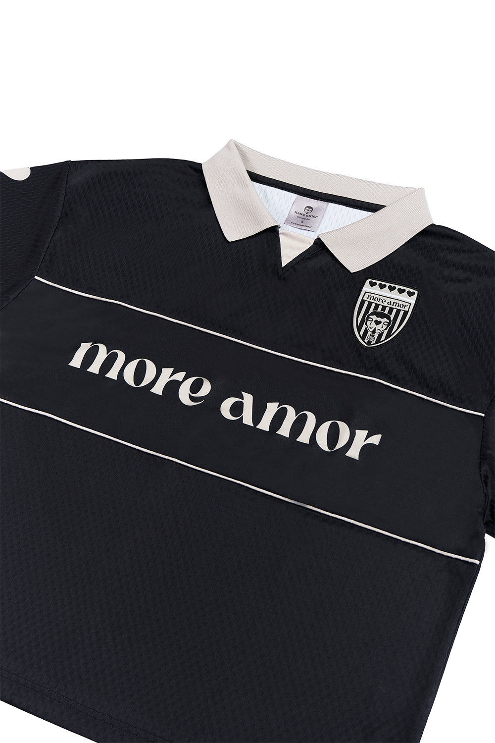 Polera Futbol Negra | more amor