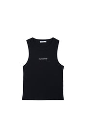 Polera Sin Mangas Daily Negra Mujer | more amor