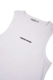 Polera Sin Mangas Daily Blanco Mujer | more amor