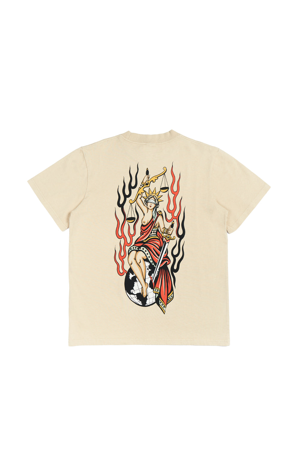 Polera Libra Rules Ecru Mujer | Bara