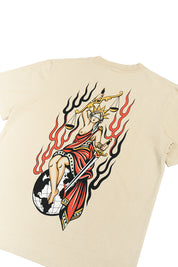 Polera Libra Rules Ecru Mujer | Bara