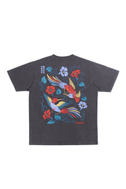 Polera Hummingbirds Gris Mujer | Nanai
