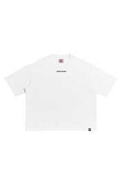 Polera more amor Blanco Boxy Fit Mujer | more amor