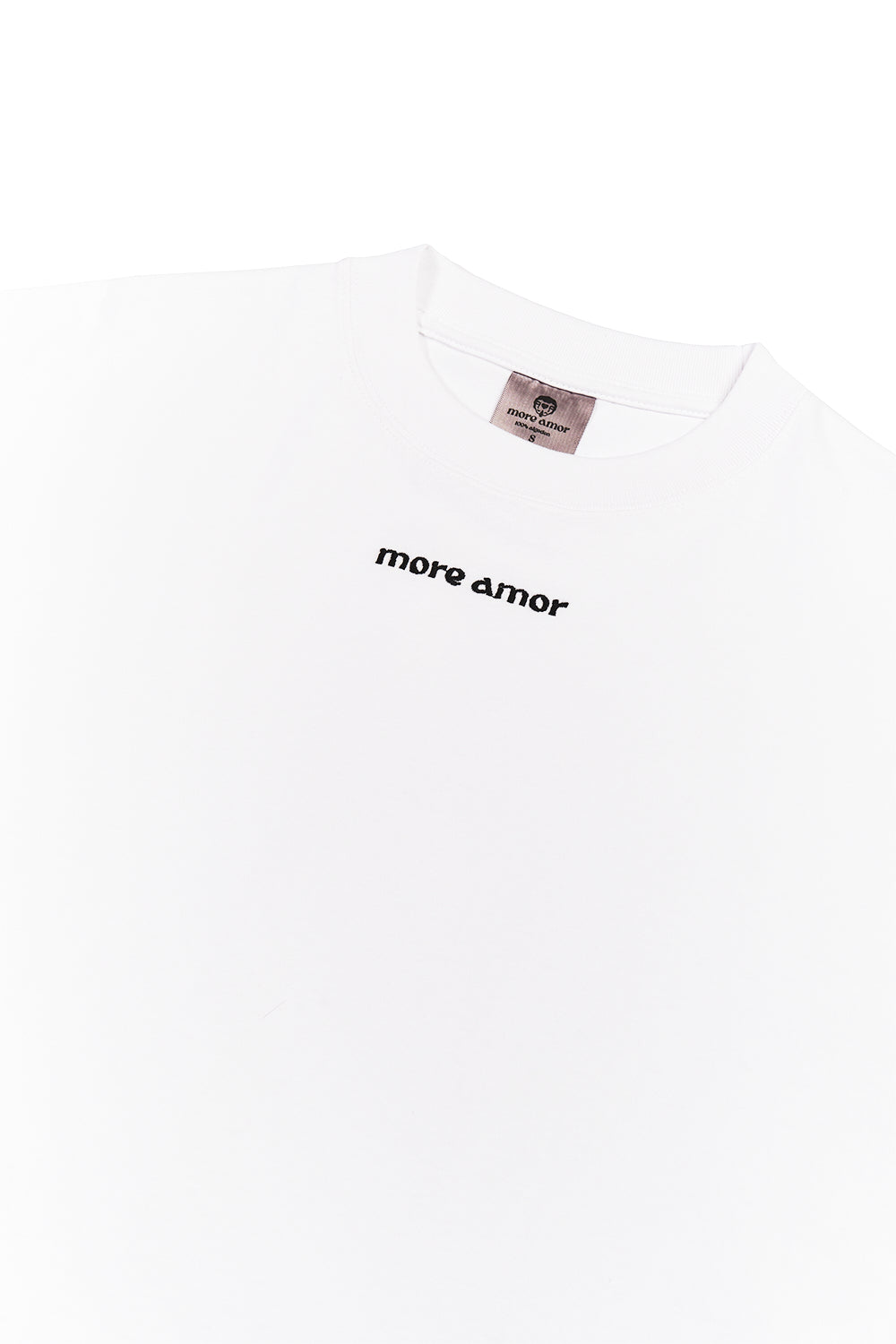 Polera more amor Blanco Boxy Fit | more amor