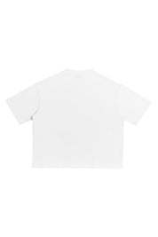 Polera more amor Blanco Boxy Fit | more amor
