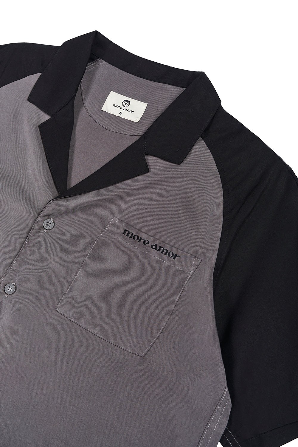 Camisa Raglan Gris&Negra Mujer | more amor