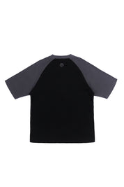 Polera Waffle Raglan Negra&Gris | more amor