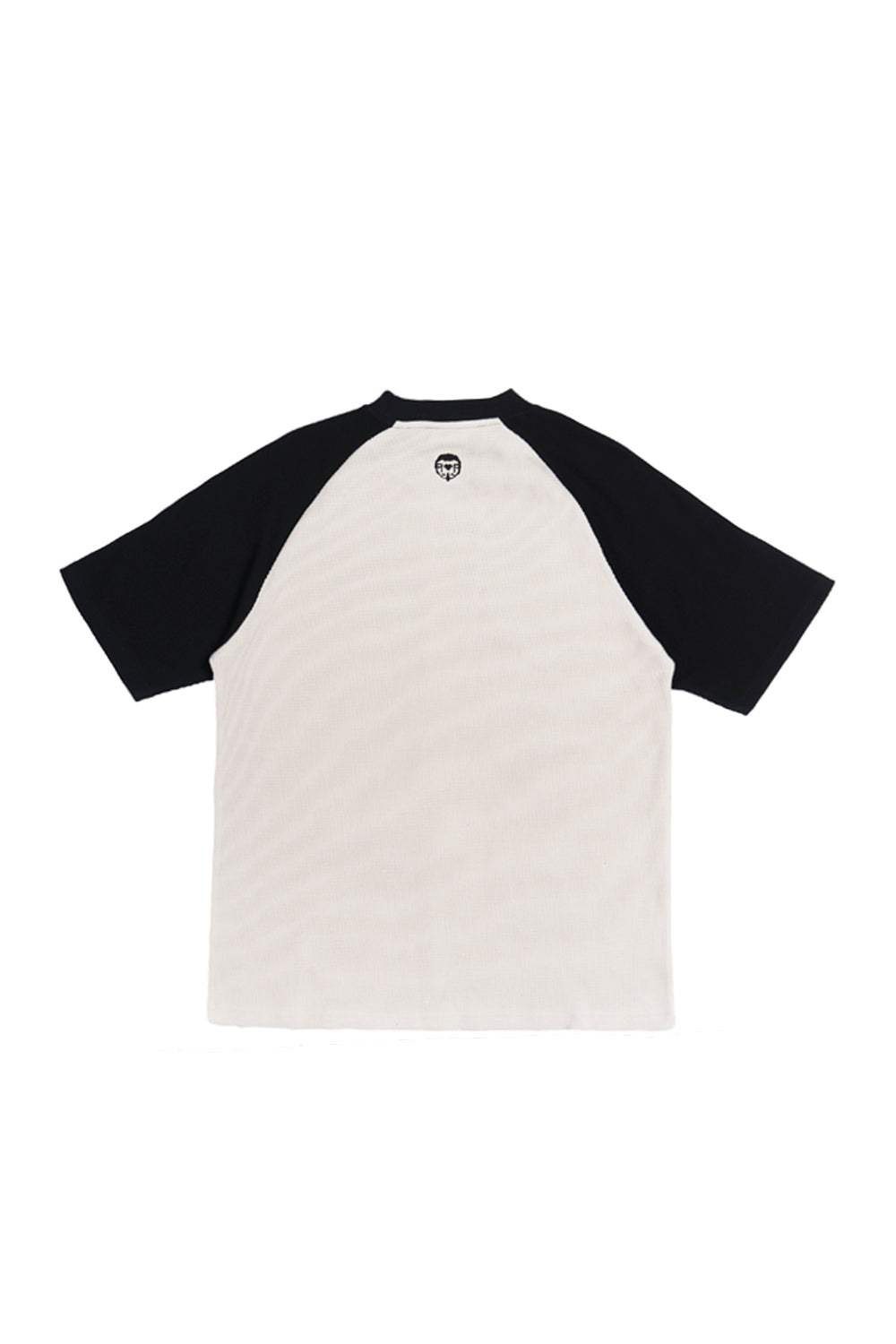 Polera Waffle Raglan Ecru&Negra | more amor